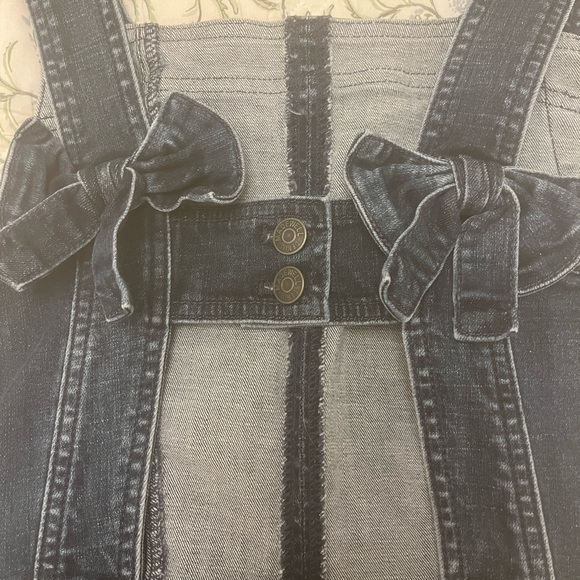 NWOT Madewell xs denim bow dress - Picture 3 of 3